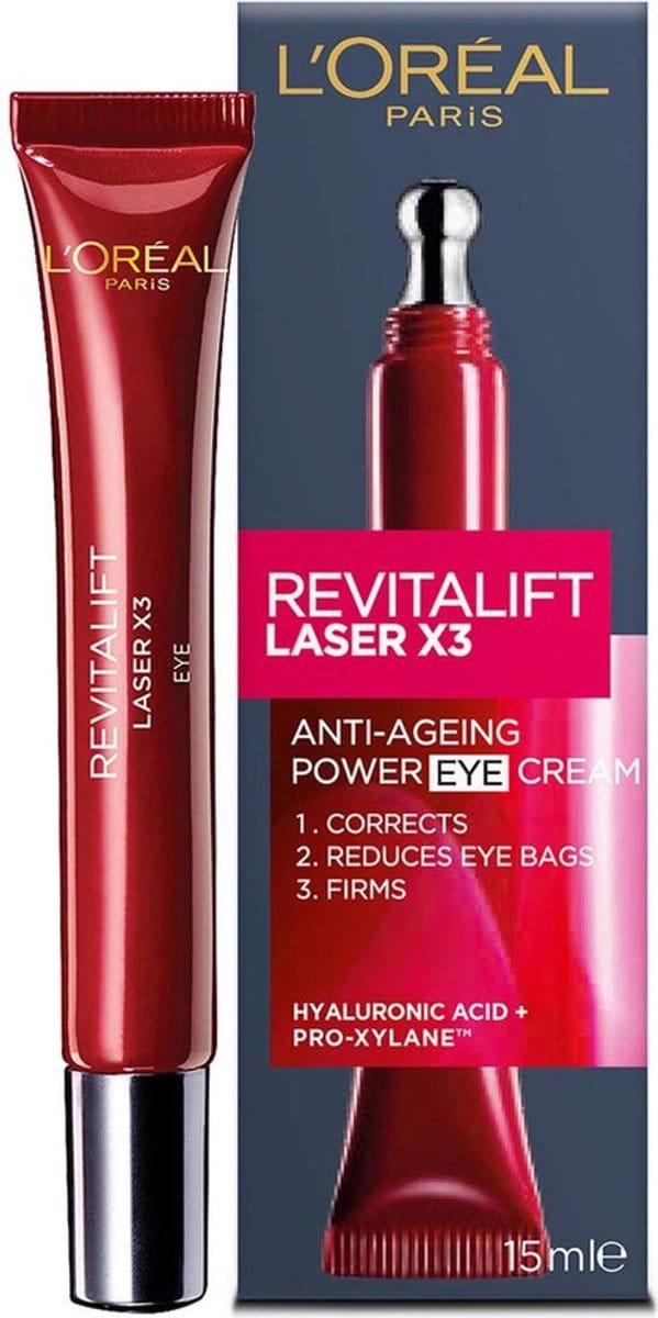 L'Oreal - Revitalift Laser X3 Advanced Anti-Age Eye Cream Under Eyes 15Ml