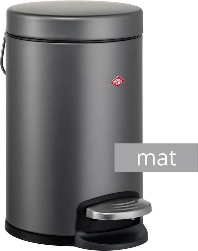 Wesco pedaalemmer 113 - 3 Liter - Mat Grafiet