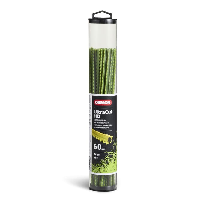Oregon Techni-Blade trimmerdraad 6,0 mm x 26 cm geel ( 539175 )