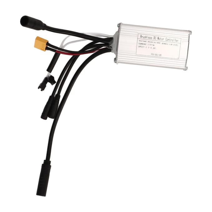 Contrôleur de moteur sans balais 24 V 36 V 48 V 17 A Contrôleur à onde sinusoïdale 3 modes avec connecteur étanche