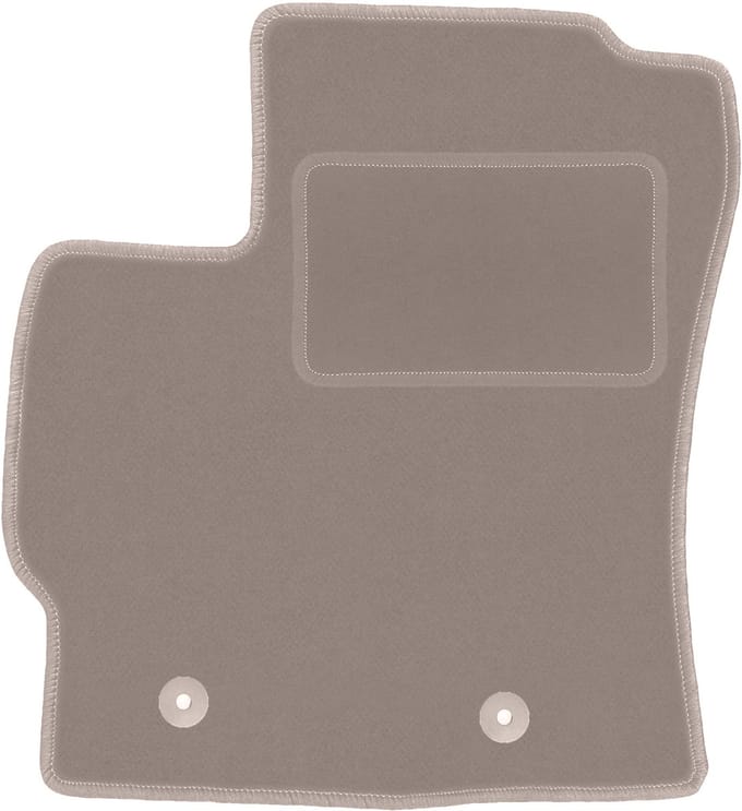 Beige bestuurdersmat voor: Toyota Verso minivan (2009-2013)