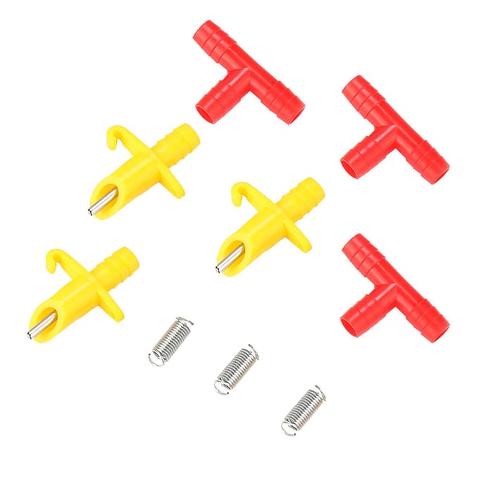 20 stuks Automatische Konijn Drinker Tepel Waterer Drinkwater Tool Kooi Accessoires yellow