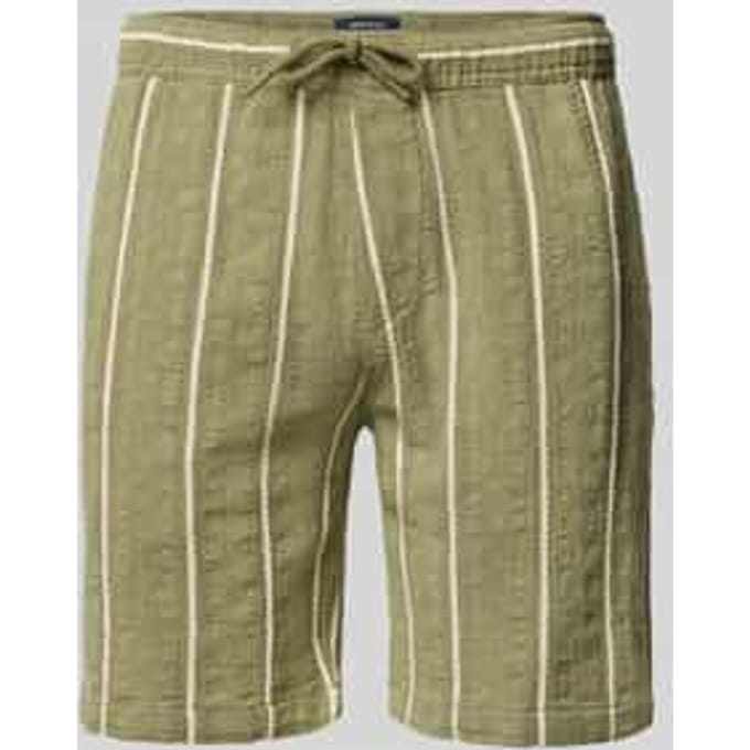 Shorts met elastische band en tunnelkoord