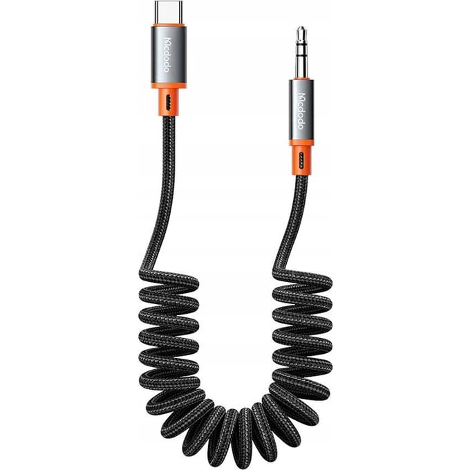 Mcdodo® Adapter Jack 3.5mm naar USB-C - Kabel - AUX - met DAC - 2m