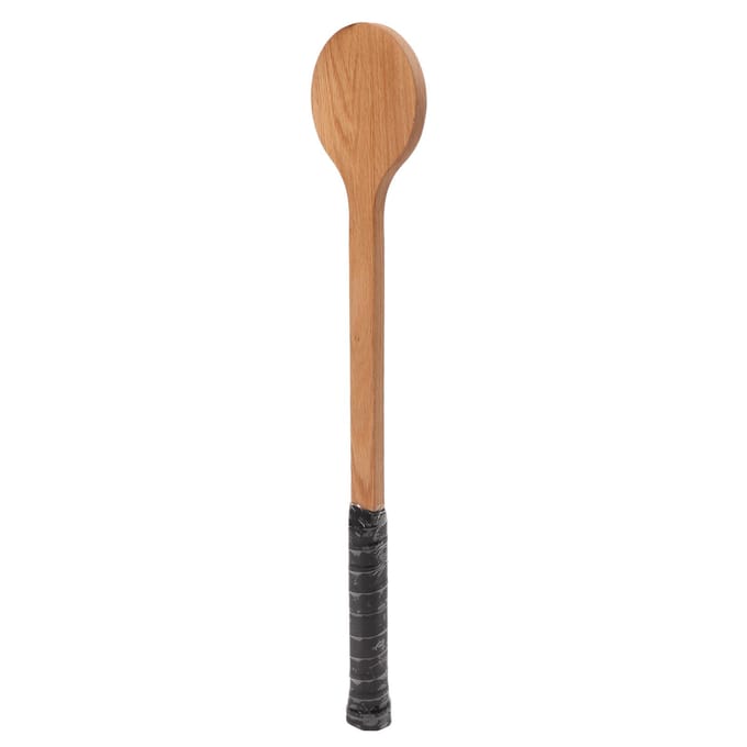 Cuillère à pointeur de tennis en bois, raquette d'entraînement au swing, avec sac de rangement black