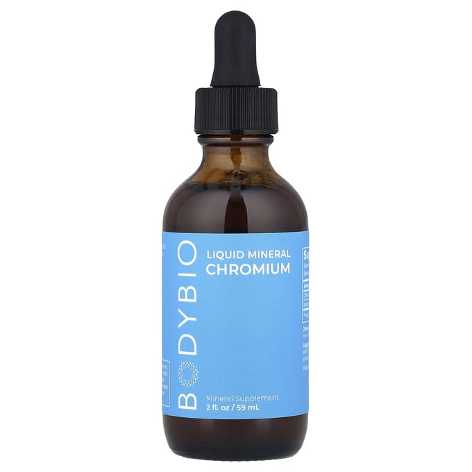 BodyBio, Vloeibaar Mineraal Chroom, 59 ml (2 fl oz) gray