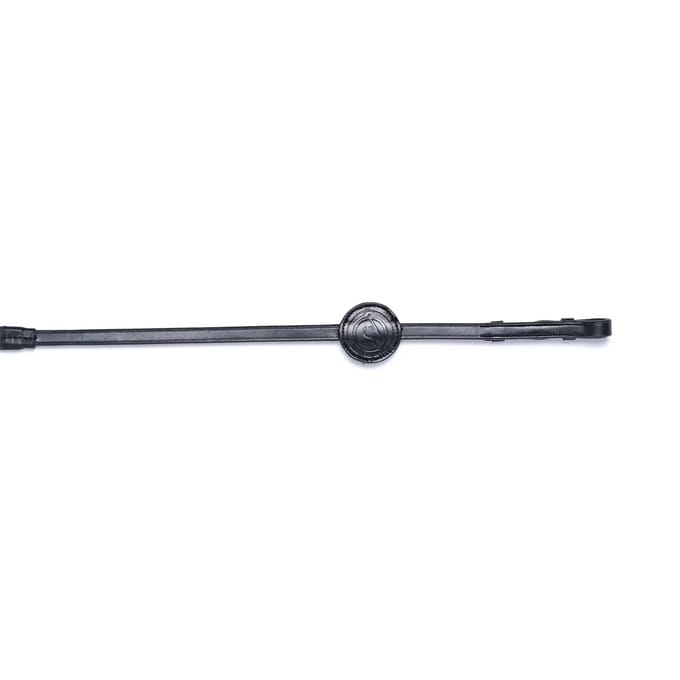 Trust Maastricht 1/2inch Rubber reins 7 stops Cob Zwart/Zilver
