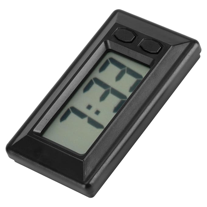LCD Digitale Tafel Auto Dashboard Bureau Elektronische Klok Datum Tijd Kalender Weergave wit