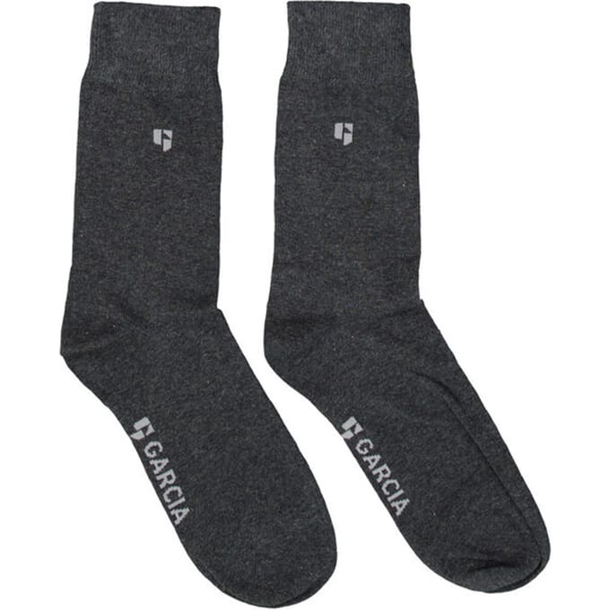 GARCIA Heren Effen Sokken Grijs 4-pack