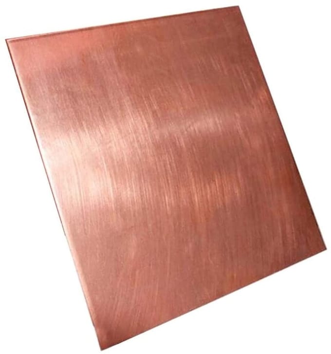 Allecto - 99.9 Pure Koper Blad - Koperplaat voor Hobby en Gebruik
