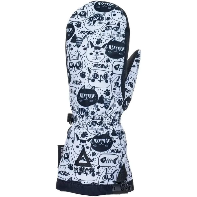 Skiwanten voor kinderen MATT Tootex Black&White CatsPlus