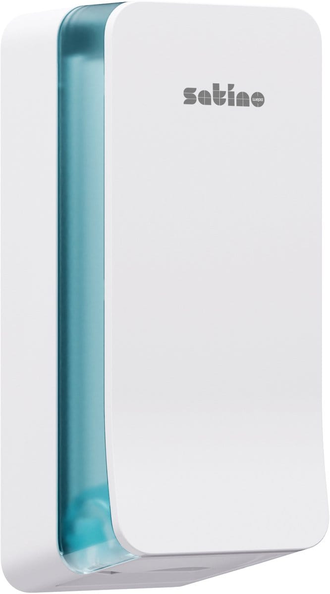 Toiletpapierdispenser Satino BT1 Hyginity gevouwen wit 333424