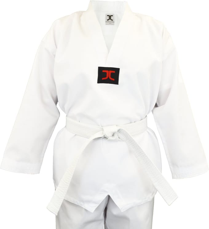 JCalicu Basic Uniform WT approved | Wit (Maat: 170)
