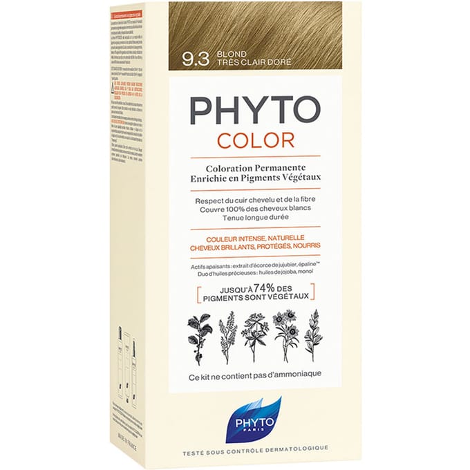 Permanent Colour Phyto Paris Color 9.3-rubio dorado muy claro