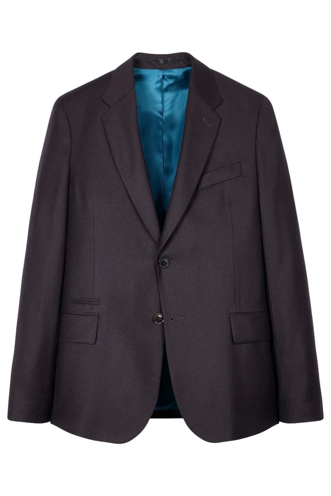 Paul Smith Mens 2 Button Jacket Dark Violet Taglia: 48 | Giacche leggere Outlet | Uomo | Viola
