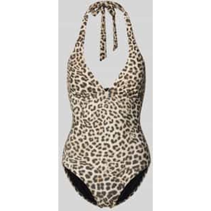 Badpak met halter in all-over look