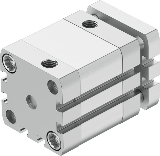 Festo Compacte Cilinder 40mm Boring 20mm Slag ISO 21287 Dubbelwerkend - 554251 - P2DP9