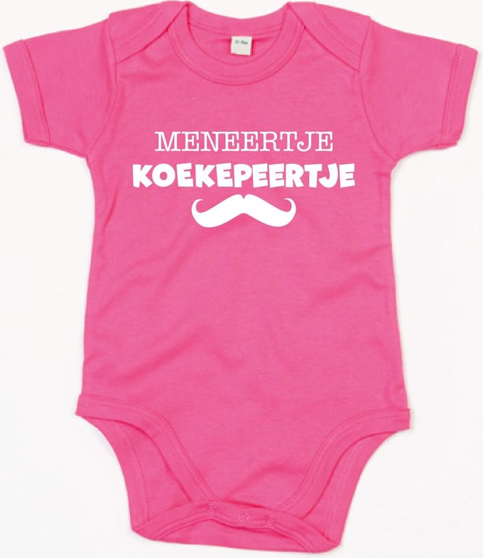 Rompertje Meneertje Koekepeertje-Fuchsia-3-6 Maanden