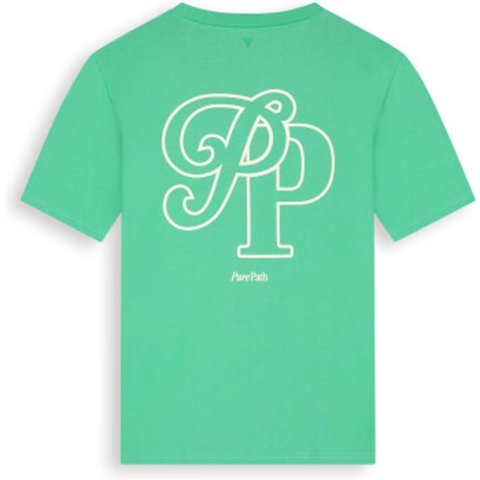 Pure Path Pure Path T-shirt Initials Emerald (26010118 - 52)