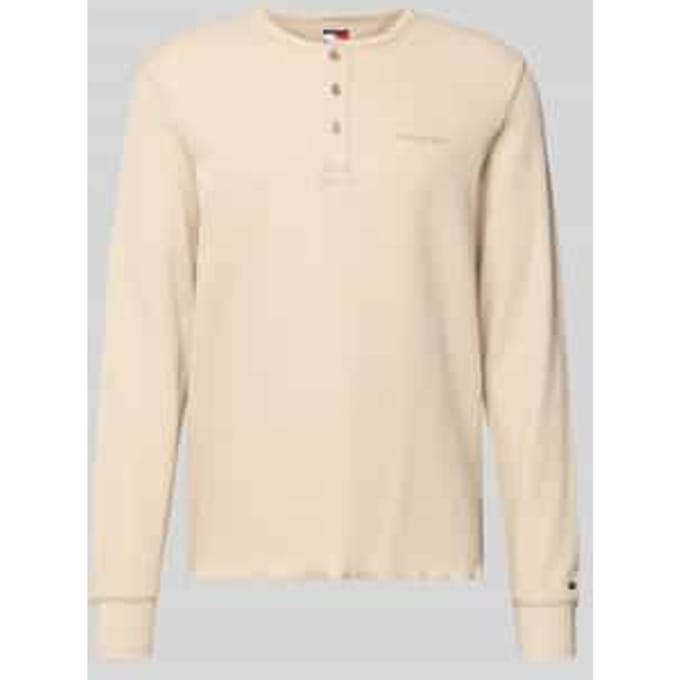 Regular fit shirt met lange mouwen van puur katoen