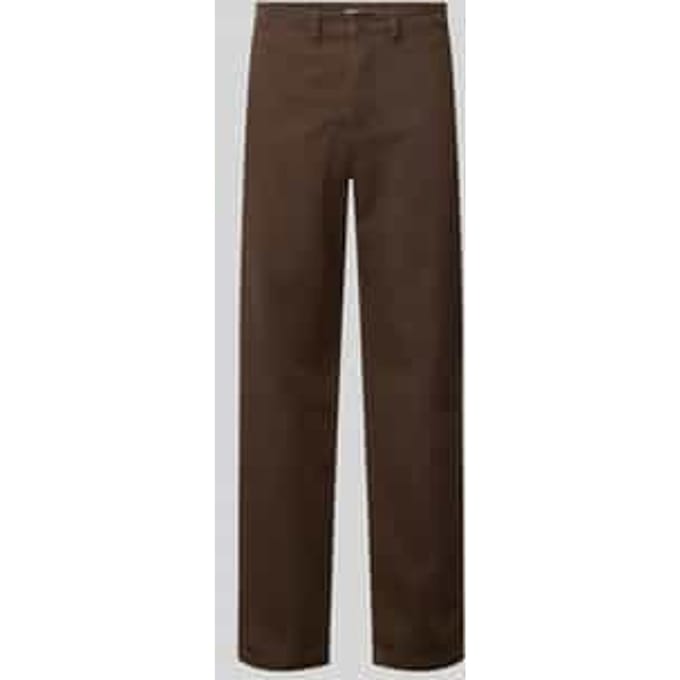 straight fit chino van katoenmix model 'Miles'