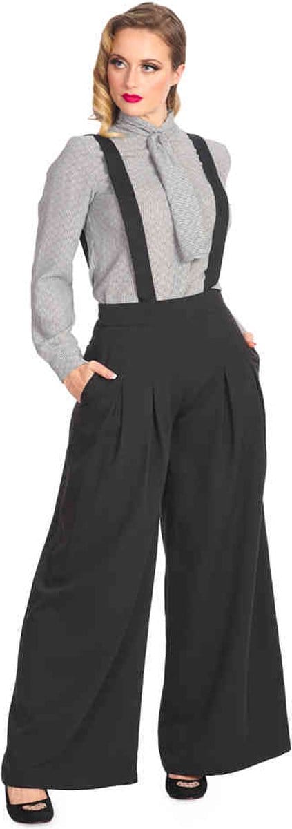 Banned - Diamond Broek rechte pijpen - XS - Zwart