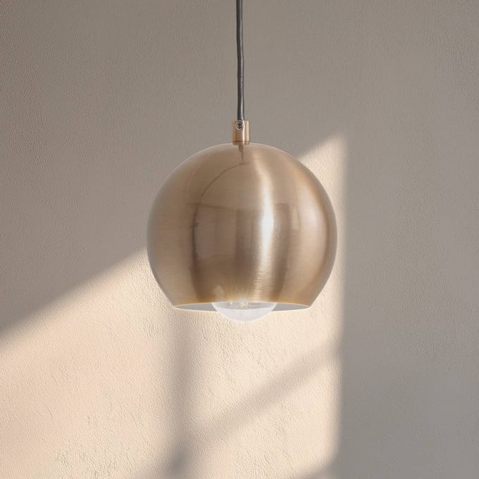 Opviq Hanglamp Berceste 9201, Ø 15 cm, goud, ijzer, E27