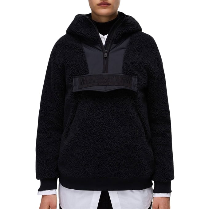 Napapijri Seline Half-Zip Hooded Fleece Sweater Dames - Maat S