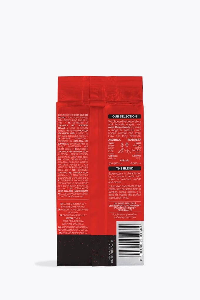 Caffè Vergnano Espresso (250gr gemalen koffie)