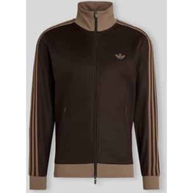 regular fit sweatjack van katoenmix model 'BECKENBAUER TT'