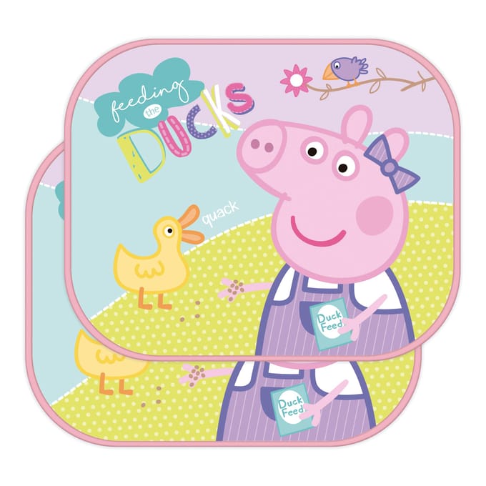 Peppa Pig auto zonnescherm