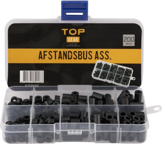 Afstandsbus assortimentsdoos 200-delig - TOPGEAR