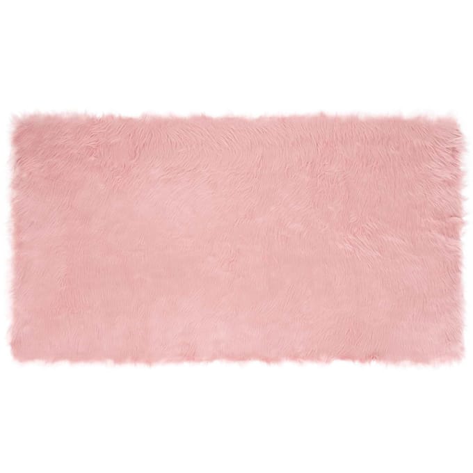 vidaXL Tapijt van imitatie TAFALLA Roze 60 x 110 cm Polyester