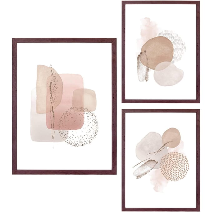 Fotoframeset - Set van 3 - Donkerbruin - House Nordic - Fotokaders - Bruin - MDF