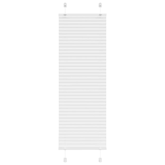 vidaXL - Plissé - rolgordijn - 45x150 - cm - stofbreedte - 44,4 - cm - polyester - wit
