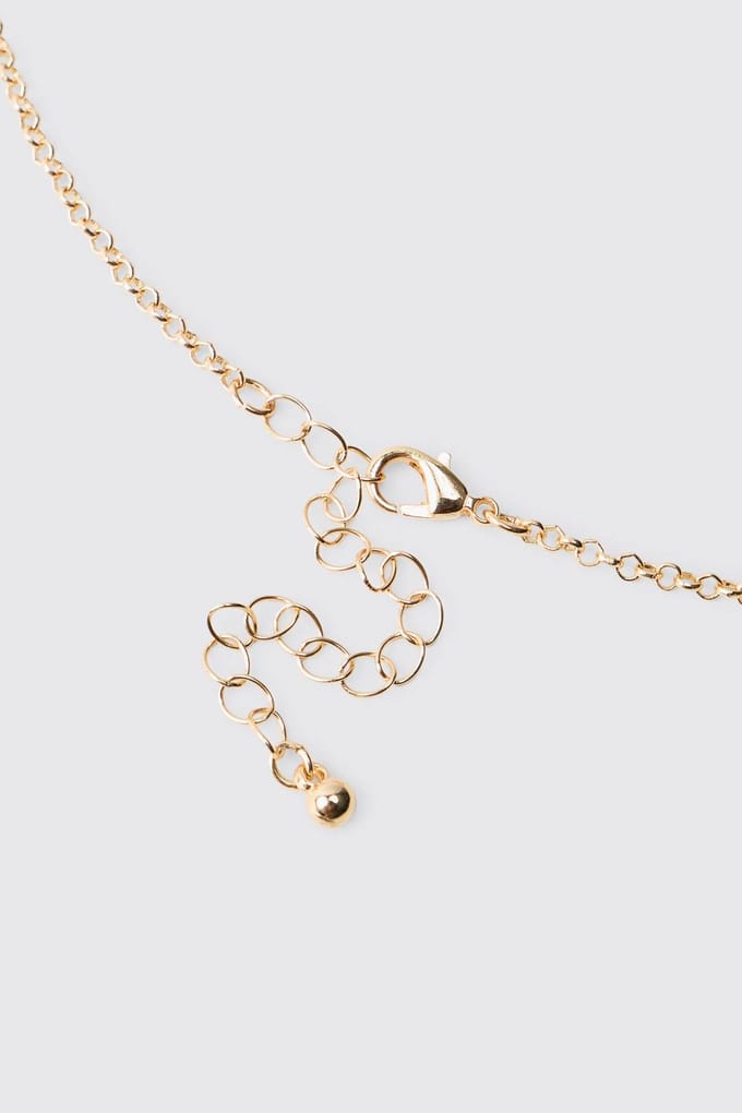 Gouden Hanger Bedel Ketting | Gold
