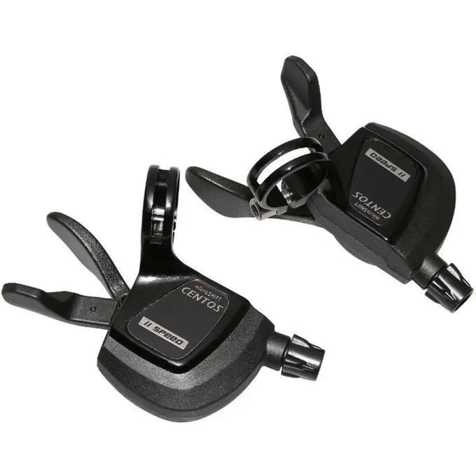 Paar hendels voor dubbel plat stuur P2R Push-Pull Shimano