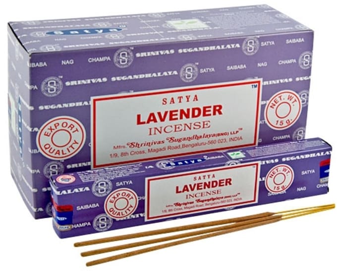 Satya - Kadzidło - Lavendelgeur - 15g - Nag Champa