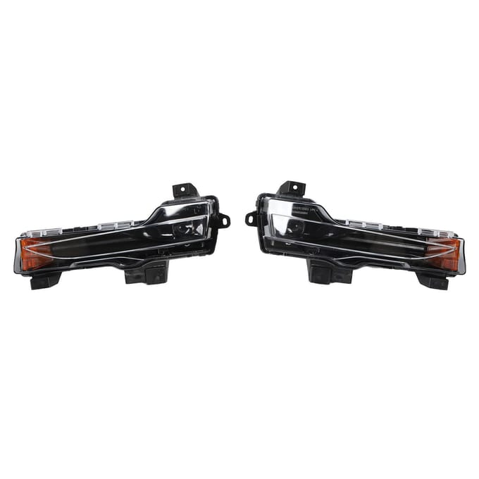 1 Paar Mistlampen 1077391 00 E Links Rechts LED Mistlampen DRL Set Vervanging voor Tesla Model 3 2017‑2023 US Versie black