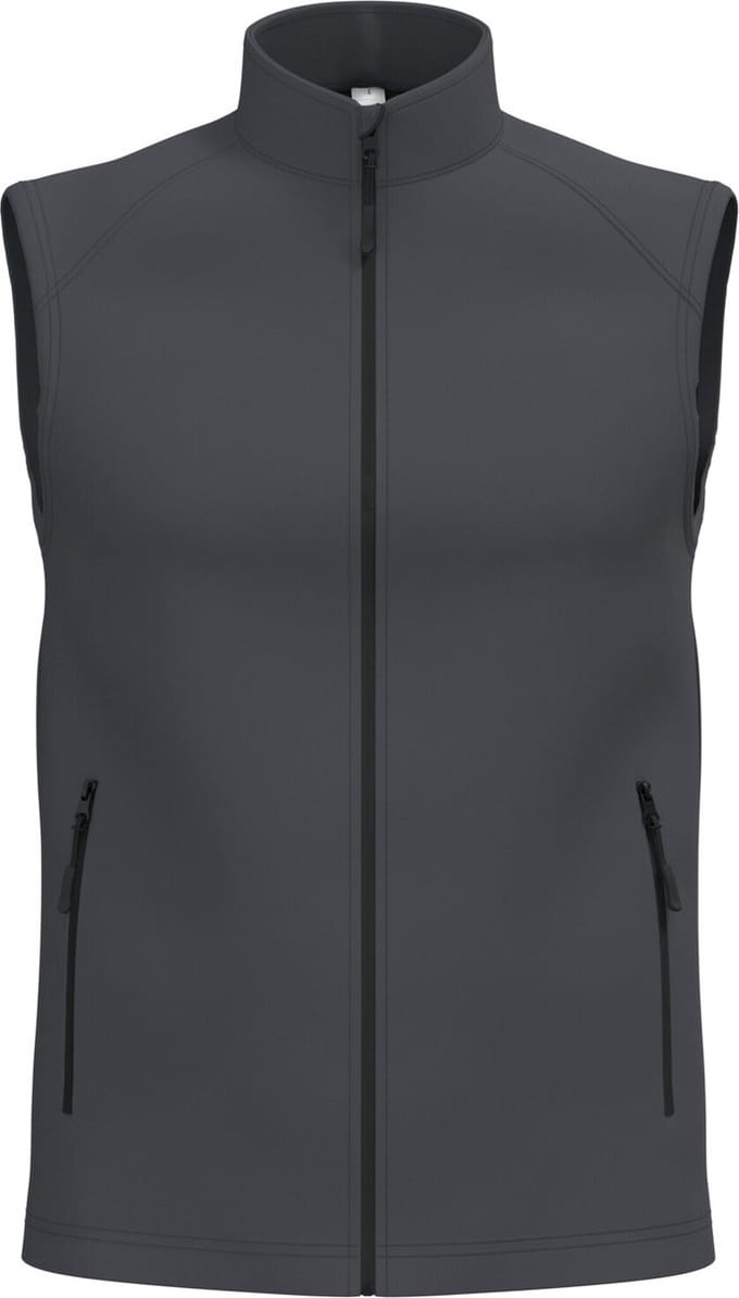 iDeal Basic Brand 2-laagse uniseks softshell bodywarmer IB413 - Ideal Dark Grey - M