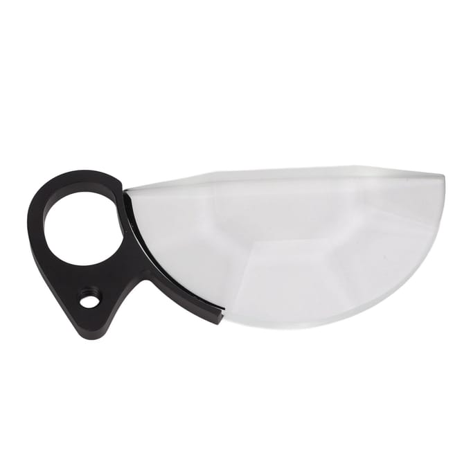 80mm Handheld Halve Cirkel Kaleidoscoop Filter Optisch Glas Camera Special Effects Filter voor Nacht white