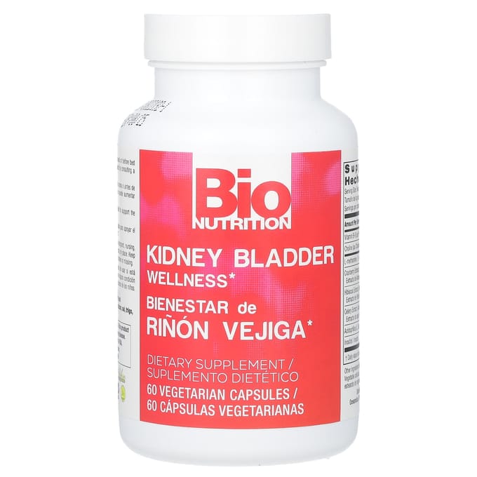 Bio Nutrition, Santé Rénale et Vésicale, 60 Gélules Végétales