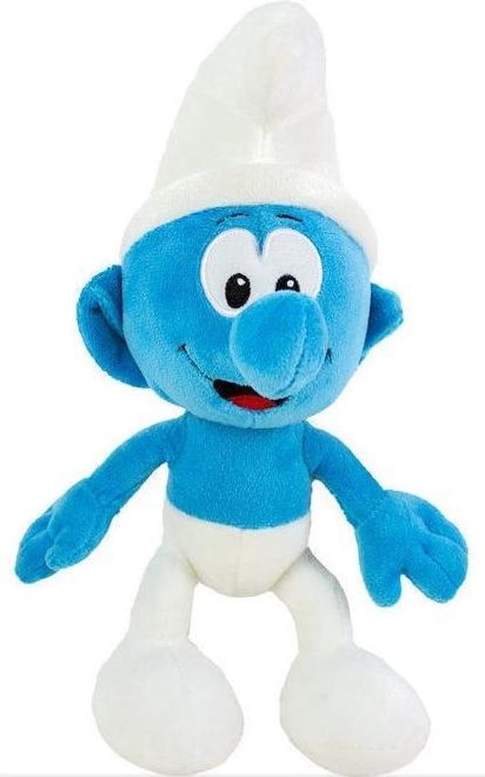 Stoere Smurfen knuffel - 30 cm