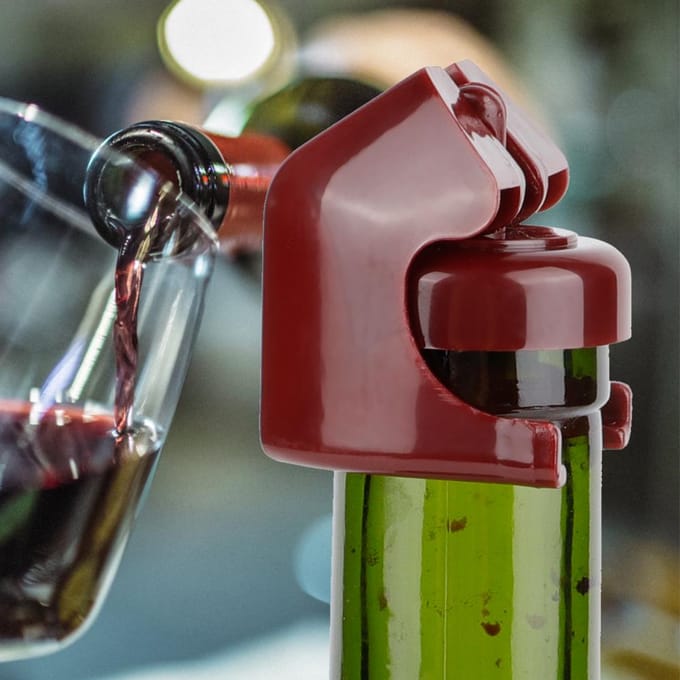 5 pièces Bouchon de Bouteille de Vin Champagne Bouchon Conservateur de Vin Liège Bouchon d'Étanchéité Rouge noir