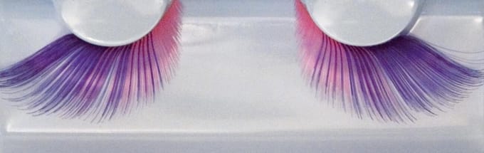 Grimas - wimpers - XL - roze/paars - 257