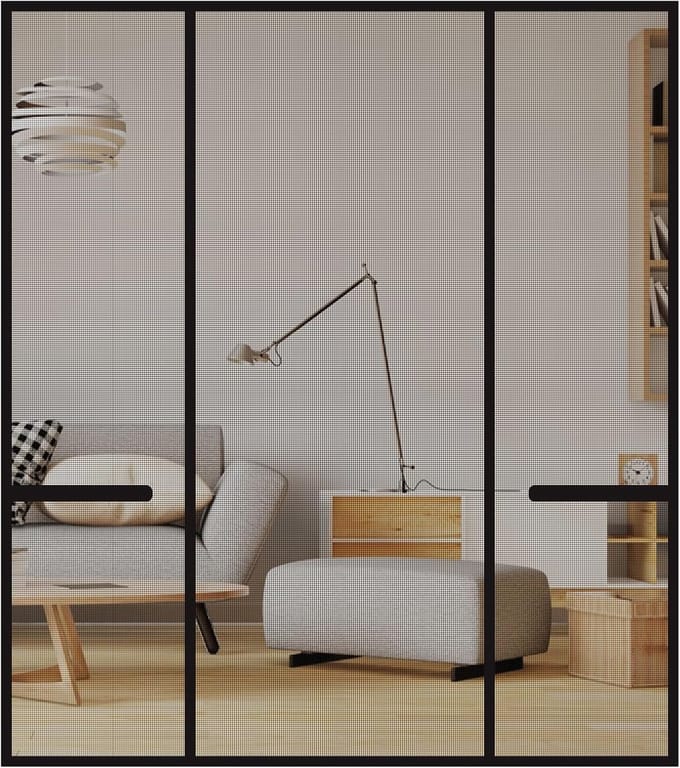 LALAGO Fly Screen with Magnets for Doors, 190 x 210 cm, Magnetic Fly Screen for Doors, Door Closes, Fly Screen for Window Doors, Entrance Door, Balconies