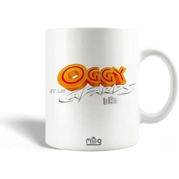 Mug en Céramique Oggy et les Cafards Logo Orange