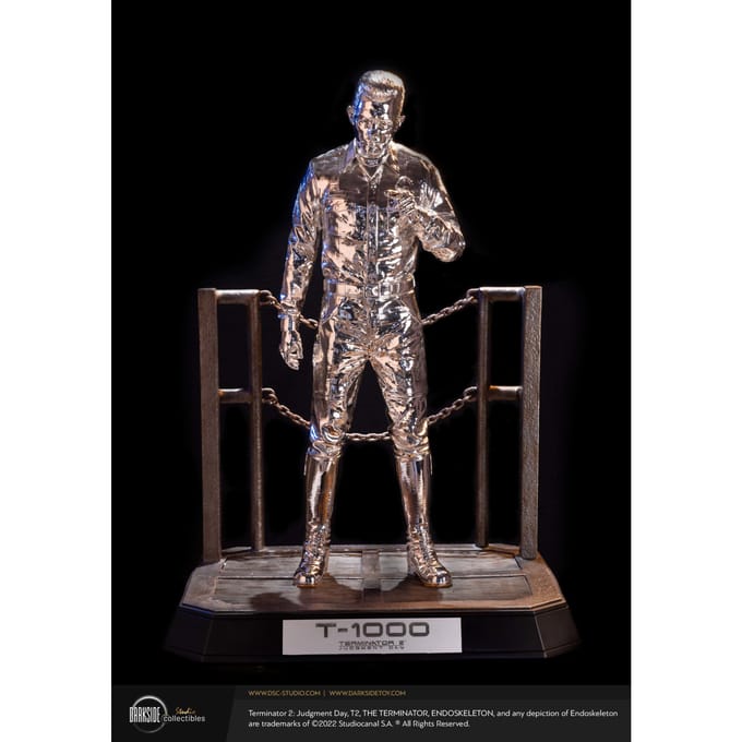 T-1000 Liquid Metal Terminator 2: Judgment Day 30th Anniversary 1/3 Scale Premium Statue by Darkside Collectibles Studio