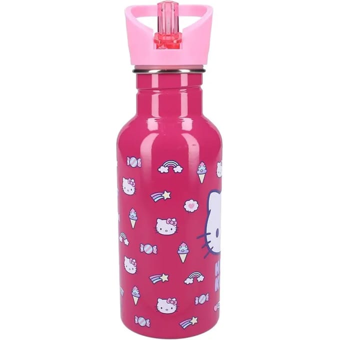 Vadobag Hello Kitty Drinkfles en Schoolbeker - Roze - Stainless Steel - 500 ml