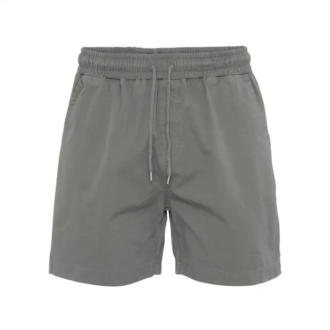 Twill Short broek Colorful Standard Organic storm grey